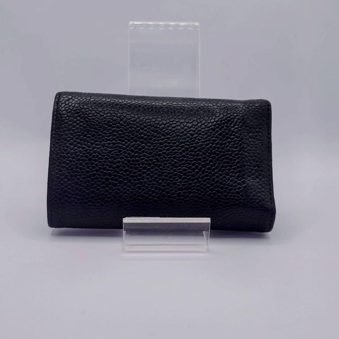 【美品】（6/30まで限定価格）CHANEL ブラックレザー キーケース