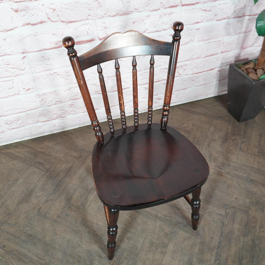 専用　北海道民芸家具 ダイニングチェア HM626 ウィンザー スピンドル b