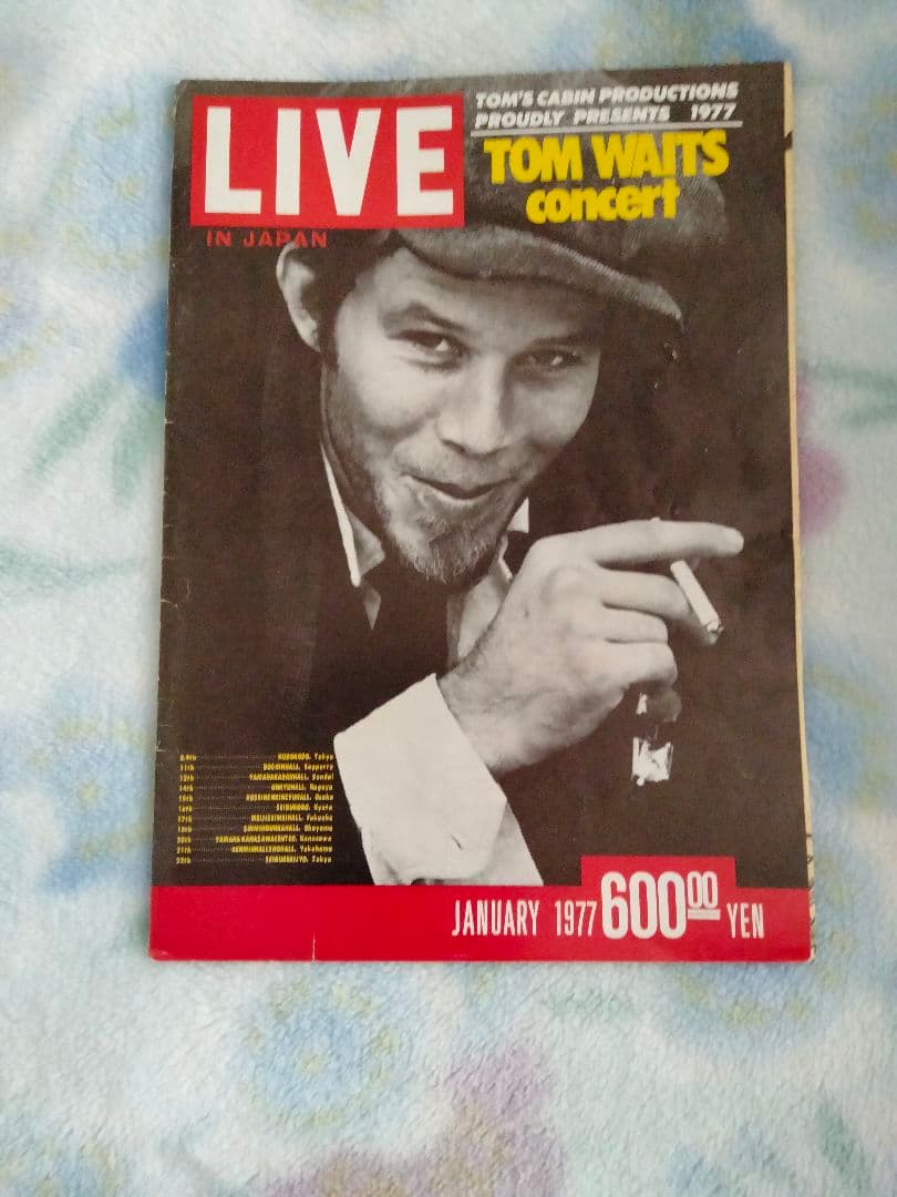 トム・ウェイツ　来日　日本公演　1977年パンフレット