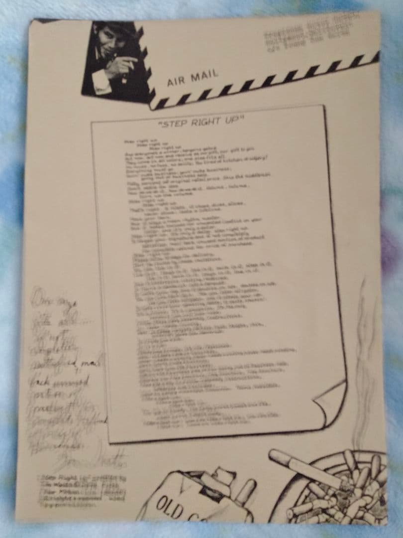 トム・ウェイツ　来日　日本公演　1977年パンフレット