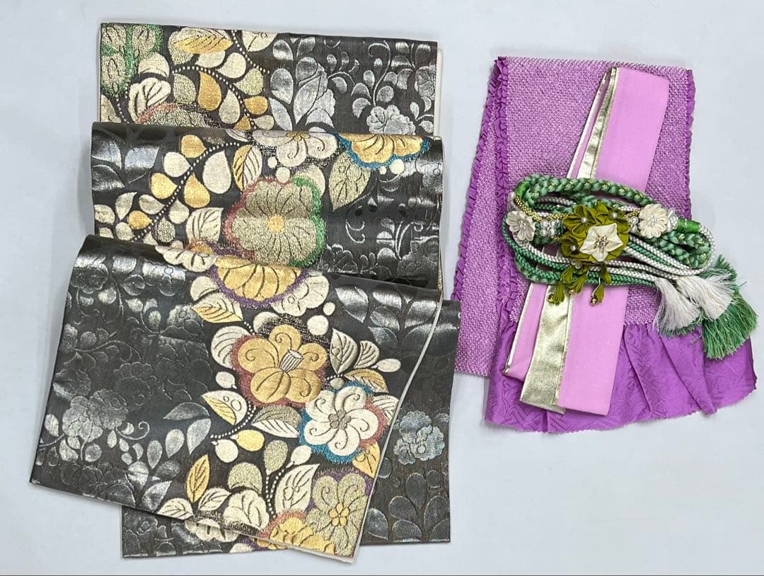 振り袖　フルセット　別誂長襦袢付　成人式　 金彩加工　刺繍入り　辻ヶ花 622