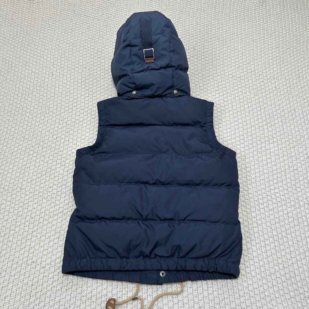 POLO RALPH LAURENフード付きダウンベスト ネイビー