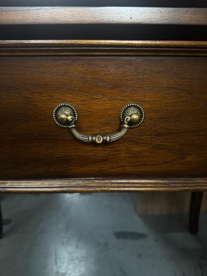 クラシックスタイル文机 ダークブラウン 174