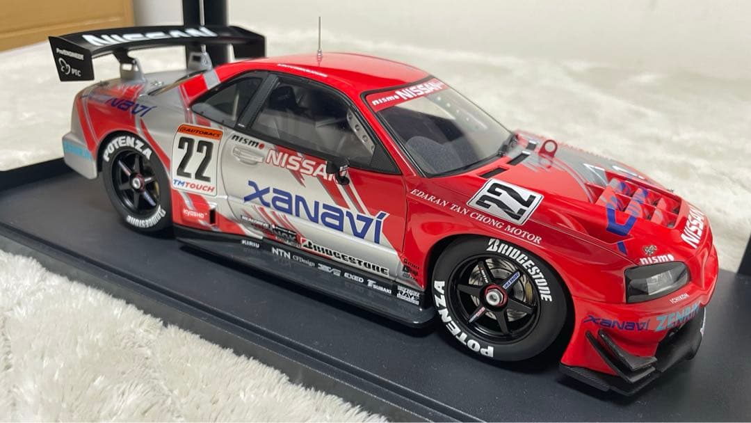 ミニカー AUTOart 1/18 JGTC 2002 Xanavi Nismo GT-R