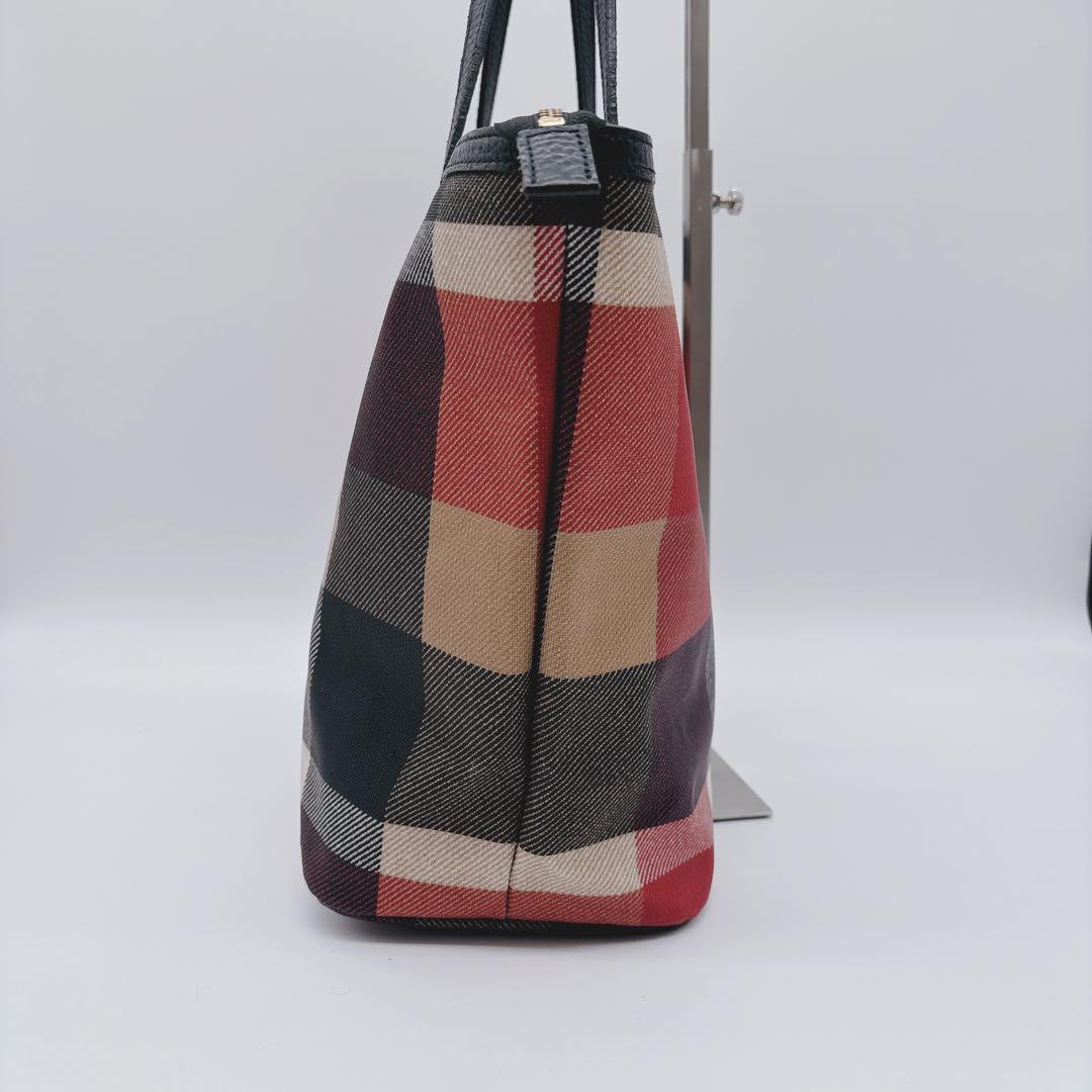 極美品♡バーバリー ブルーレーベルクレストブリッジ　トートバッグ　ノバチェック
