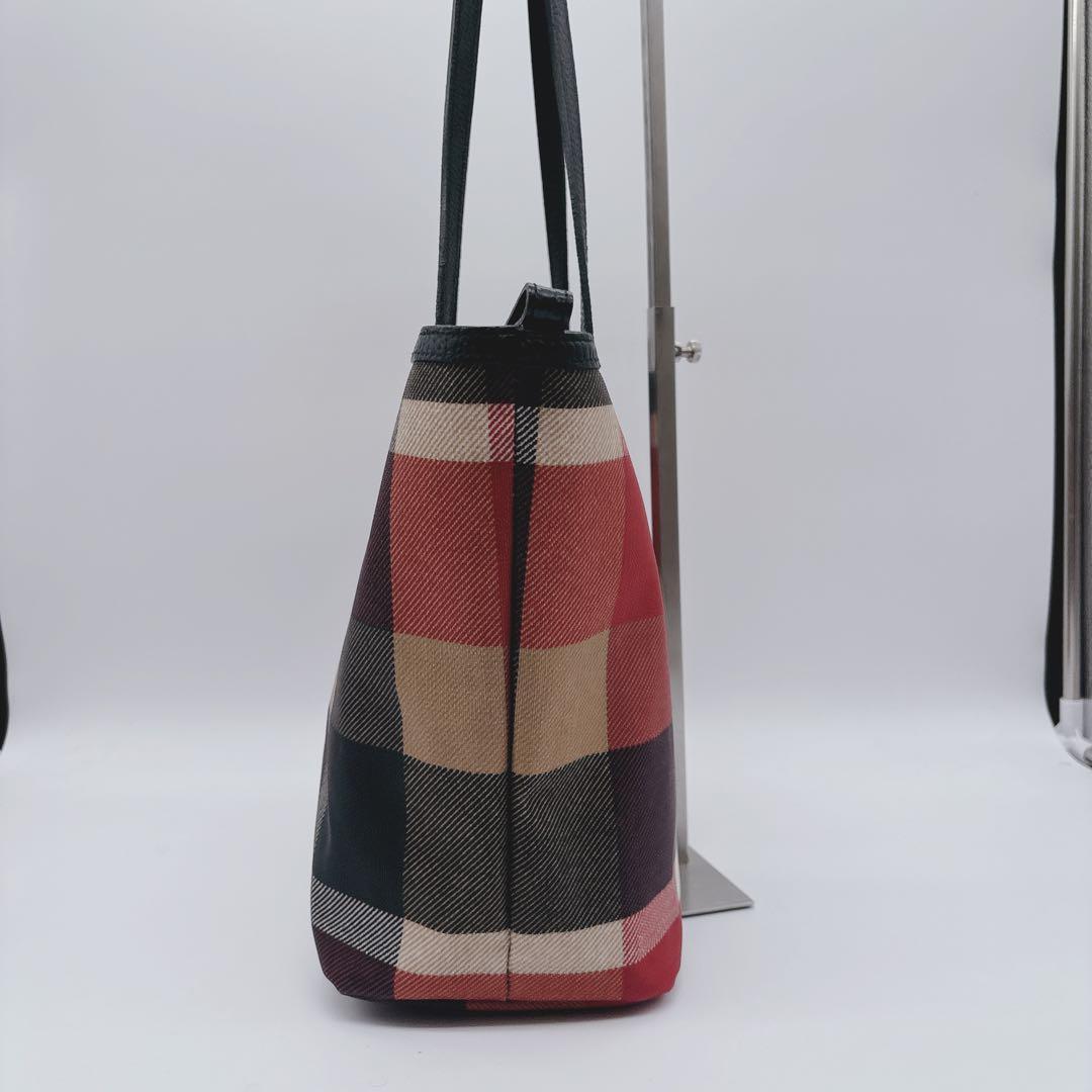 極美品♡バーバリー ブルーレーベルクレストブリッジ　トートバッグ　ノバチェック