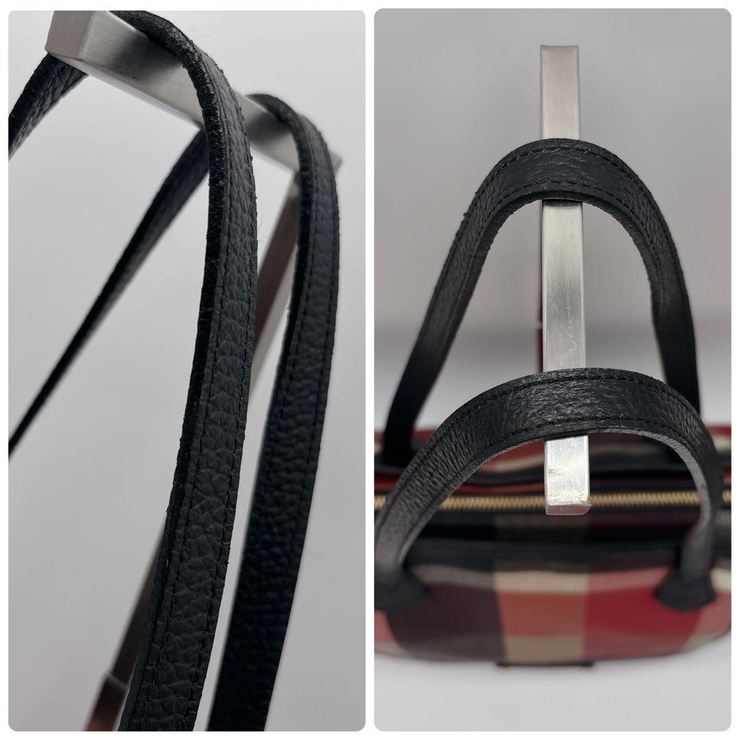 極美品♡バーバリー ブルーレーベルクレストブリッジ　トートバッグ　ノバチェック