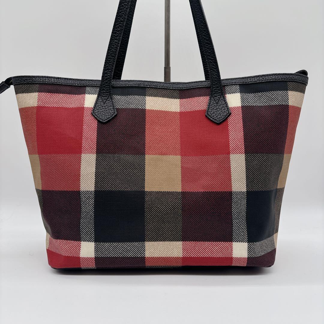 極美品♡バーバリー ブルーレーベルクレストブリッジ　トートバッグ　ノバチェック