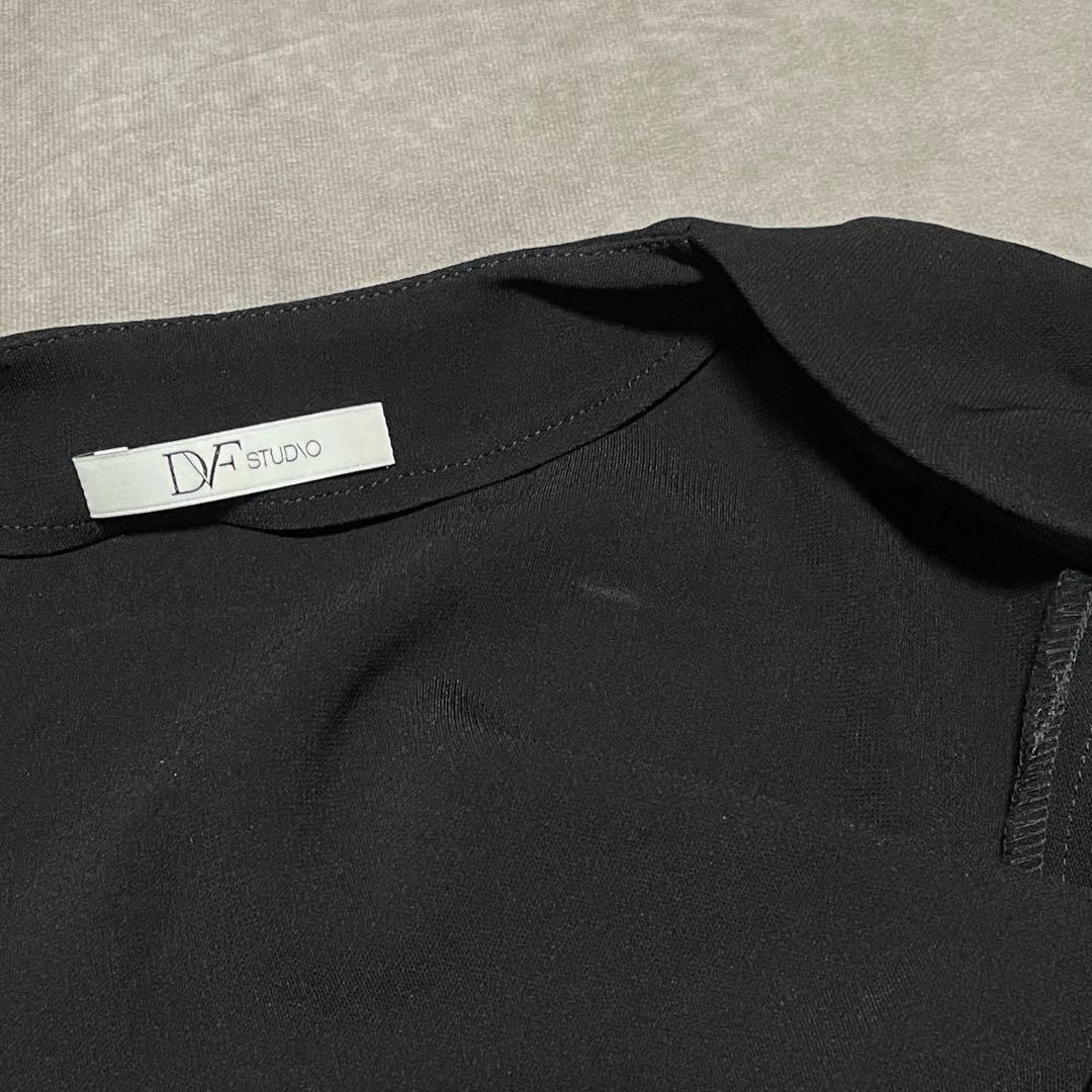 ダイアンフォンファステンバーグ　DVF （2） オールインワン　Vネック　黒