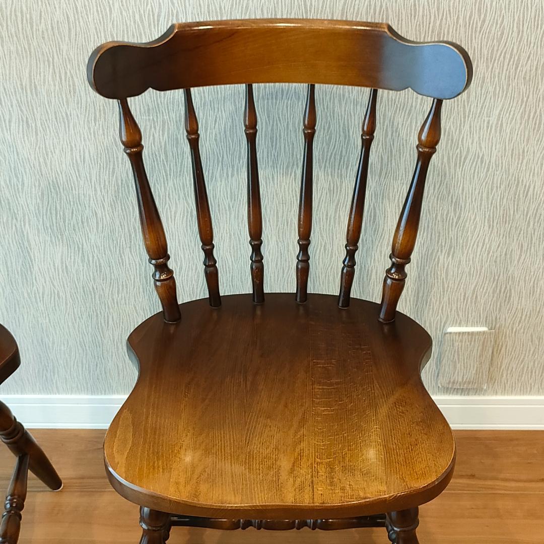 飛騨産業　キツツキ　ウィンザーチェア　2脚セット　①　S85