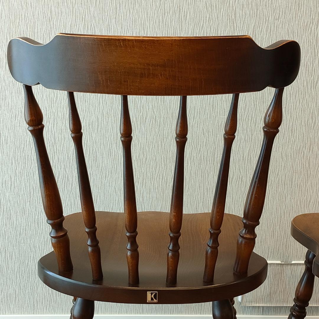 飛騨産業　キツツキ　ウィンザーチェア　2脚セット　①　S85