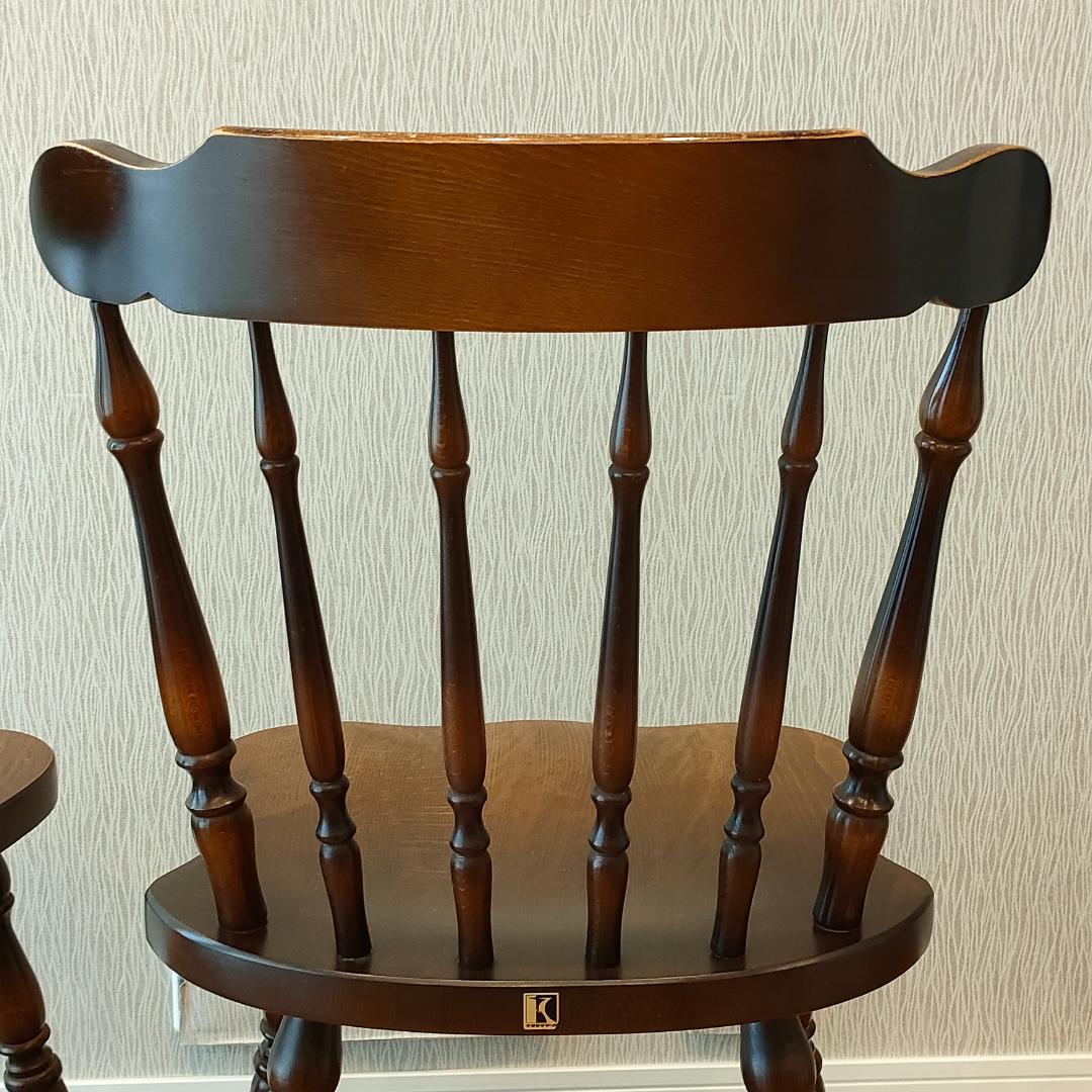 飛騨産業　キツツキ　ウィンザーチェア　2脚セット　①　S85