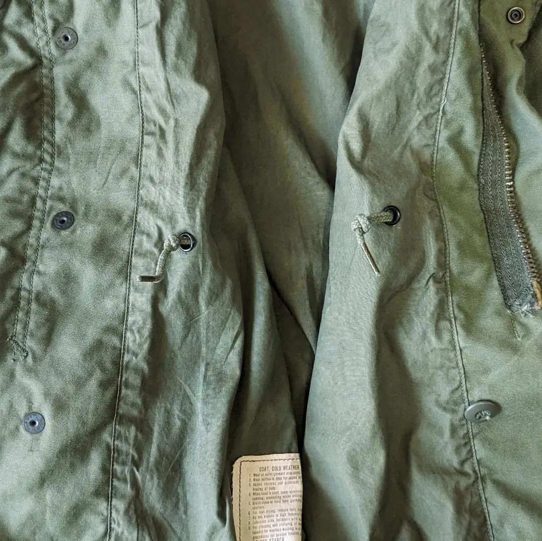 希少 72年製 米軍実物 M-65 2nd-3rd移行期 ブラスジップ S-R