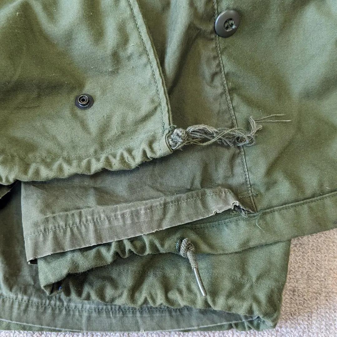 希少 72年製 米軍実物 M-65 2nd-3rd移行期 ブラスジップ S-R