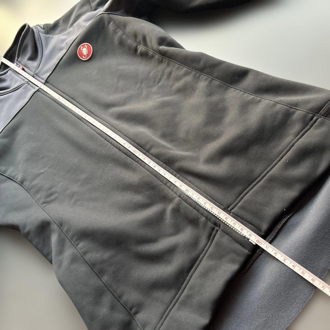 Castelli サイクルジャケット ブラック　カステリ　防風