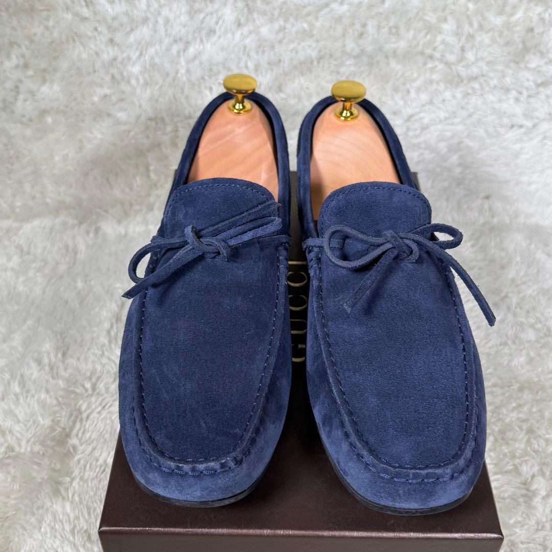 【Tod's】トッズ 8 ゴンミーニ ドライビングシューズ ブルー