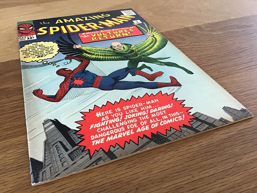 アメージングスパイダーマン #7 アメコミリーフ 1963年出版