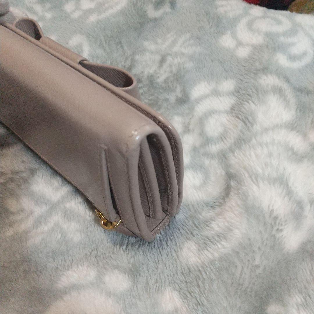 PRADA サフィアーノ リボン付き長財布