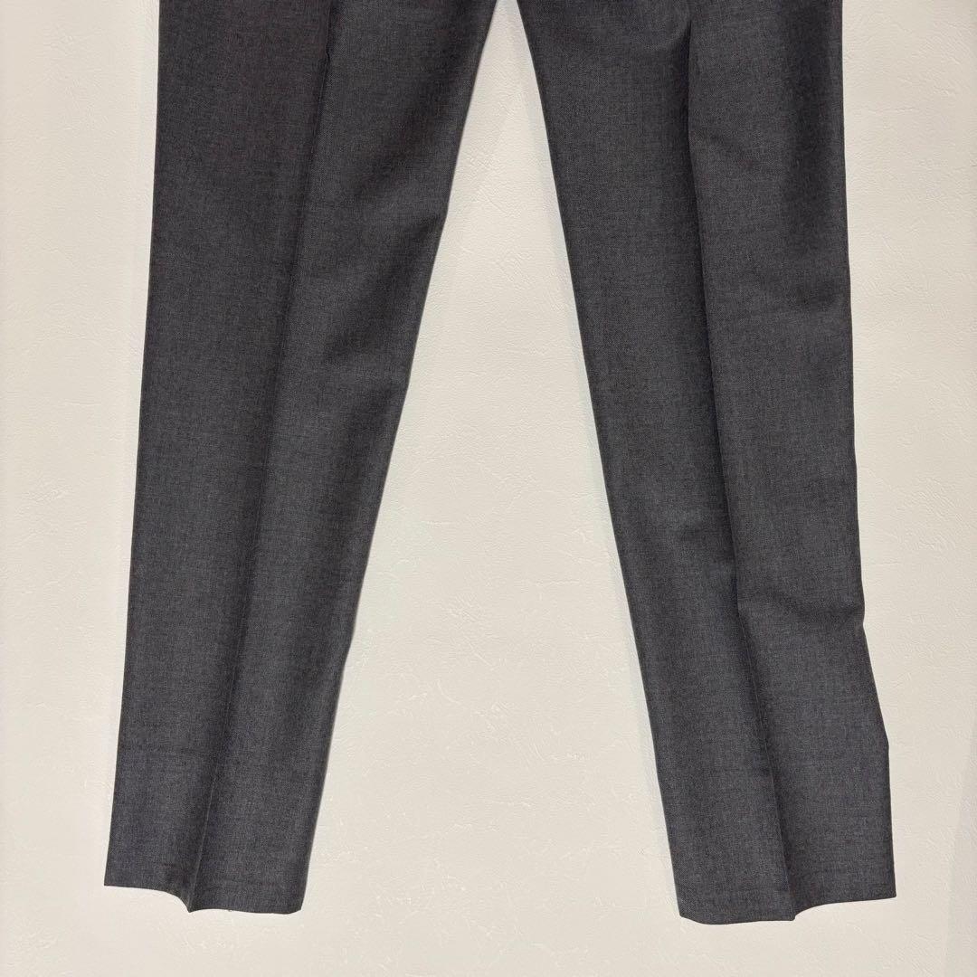 インコテックス スリムフィット ウール スラックス グレー46 SUPER100