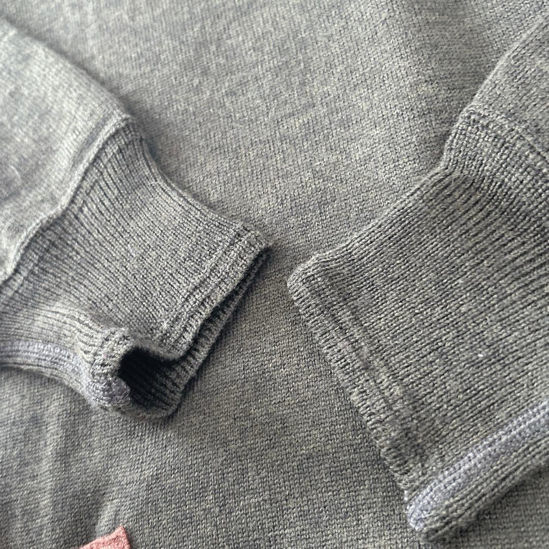 45R★SDL 度詰USモーのニットソードレス ニット　ワンピース　カーキ