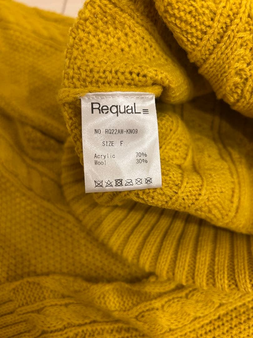 22AW RequaL ニットキャップ　マフラー　手袋