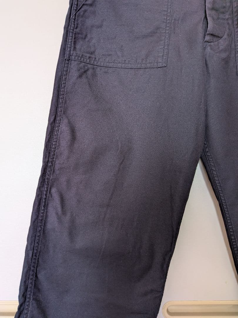 CIOTA スビンコットンバックサテンベイカーパンツ ブラック サイズ4