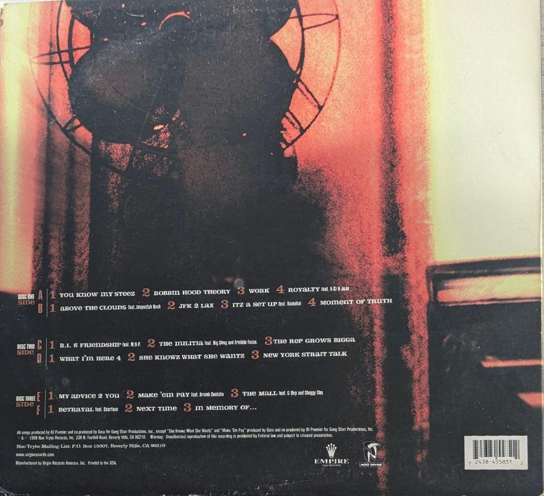 洋楽 GANG STARR /MOMENT OF TRUTH