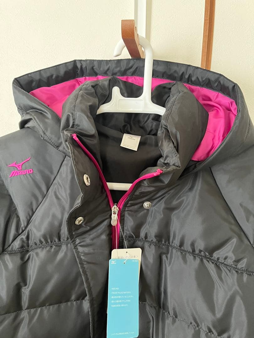 新品/ミズノダウンベンチコート(レディース) 黒
