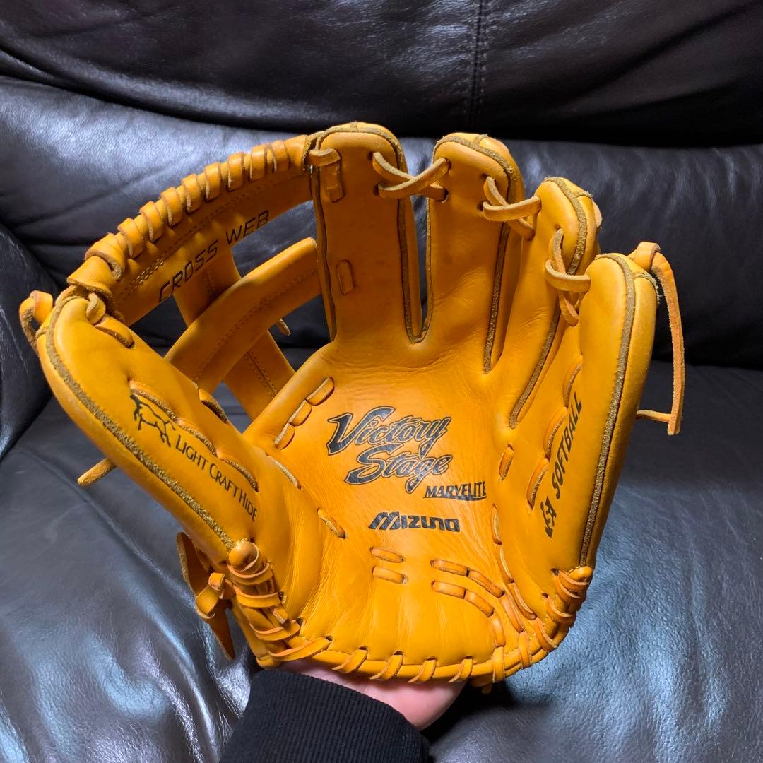 Mマーク　ビクトリーステージ　ソフトボール用グローブ