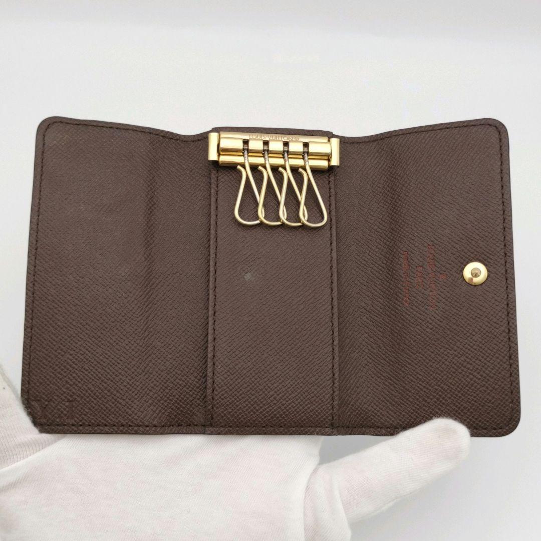 【✨極上美品✨】ダミエエベヌ　ミュルティクレ４　キーケース　ルイヴィトン