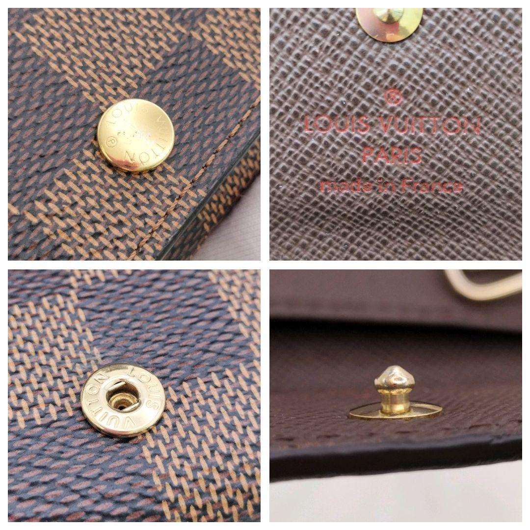 【✨極上美品✨】ダミエエベヌ　ミュルティクレ４　キーケース　ルイヴィトン