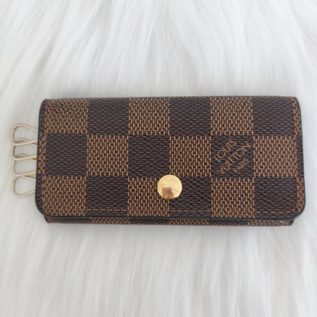 【✨極上美品✨】ダミエエベヌ　ミュルティクレ４　キーケース　ルイヴィトン