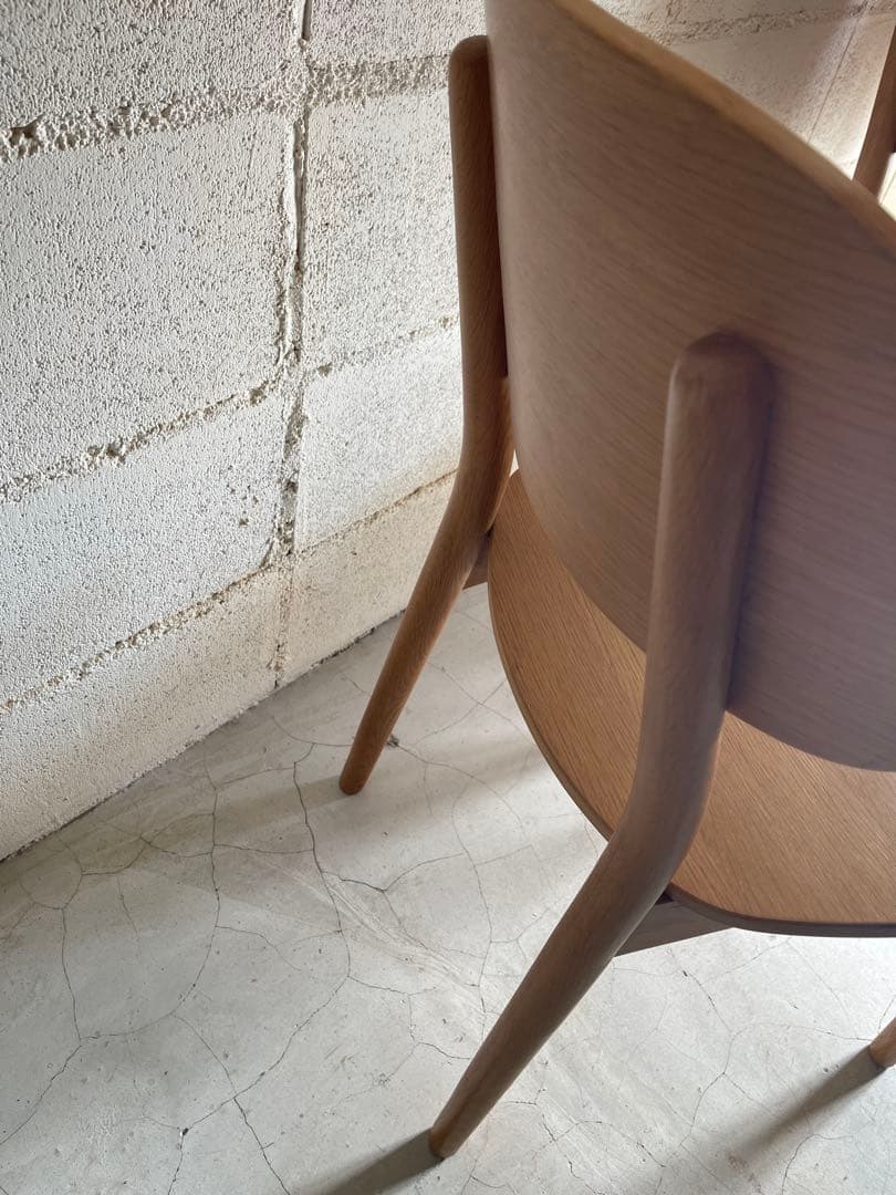 大塚家具　天然木　ダイニングチェア　４脚セット