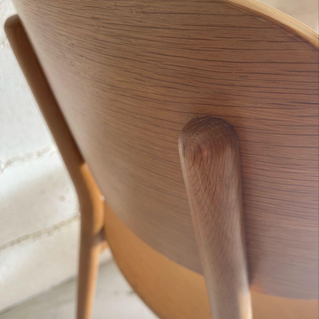 大塚家具　天然木　ダイニングチェア　４脚セット
