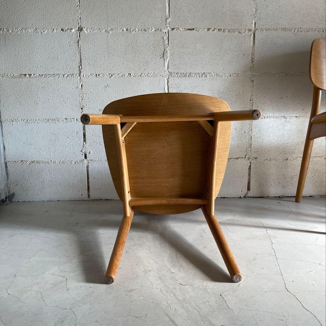 大塚家具　天然木　ダイニングチェア　４脚セット