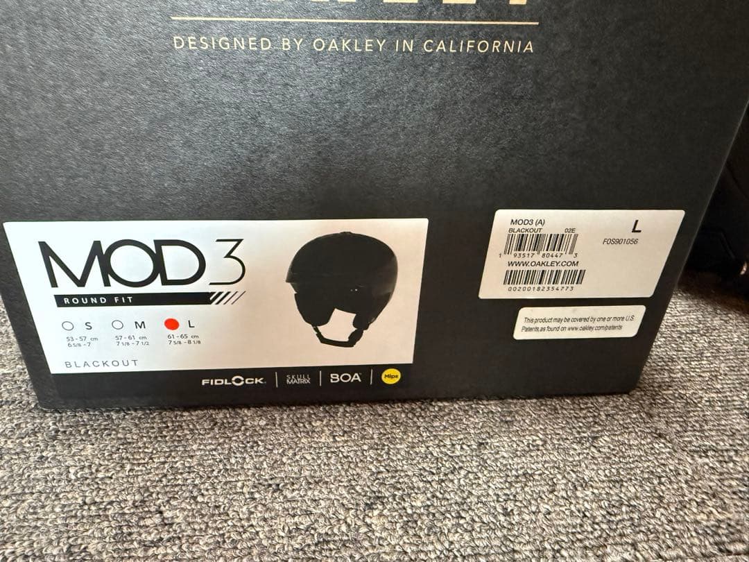 OAKLEY MOD3 - MIPS - Asia Fit. Lサイズ