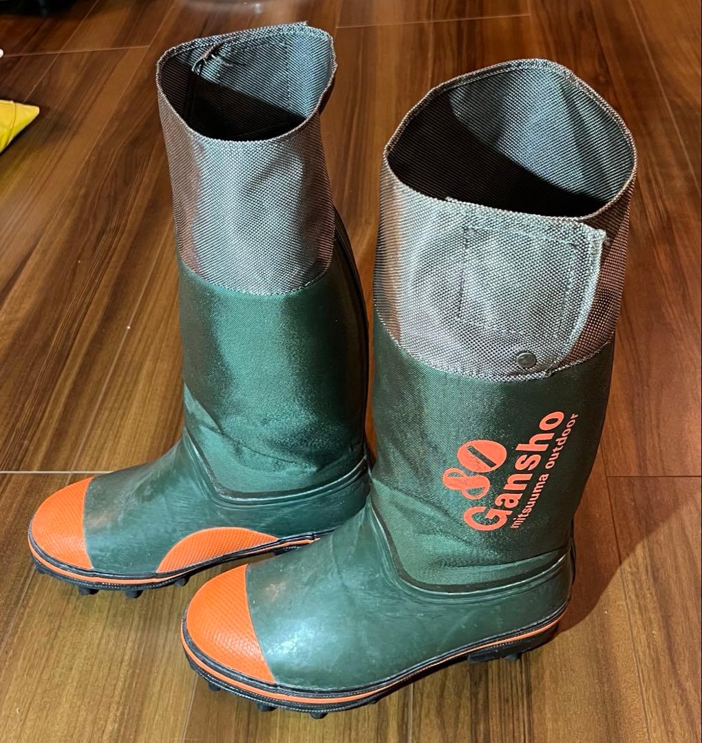 ミツウマ　スパイク付き長靴　岩礁80型