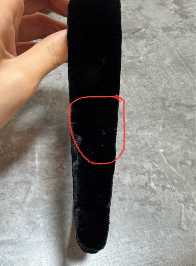 ALEXANDRE DE PARIS ブラック　カチューシャ　2.5cm