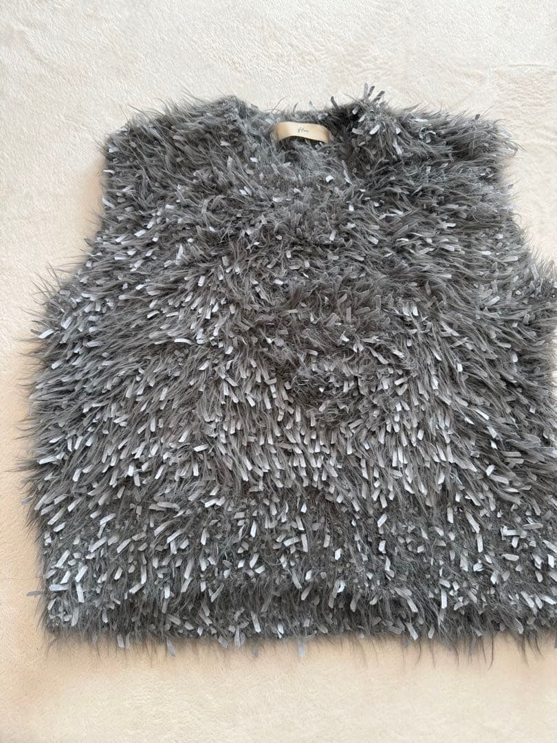 heve Tinker Knit gray ティンカーニット グレー ベスト