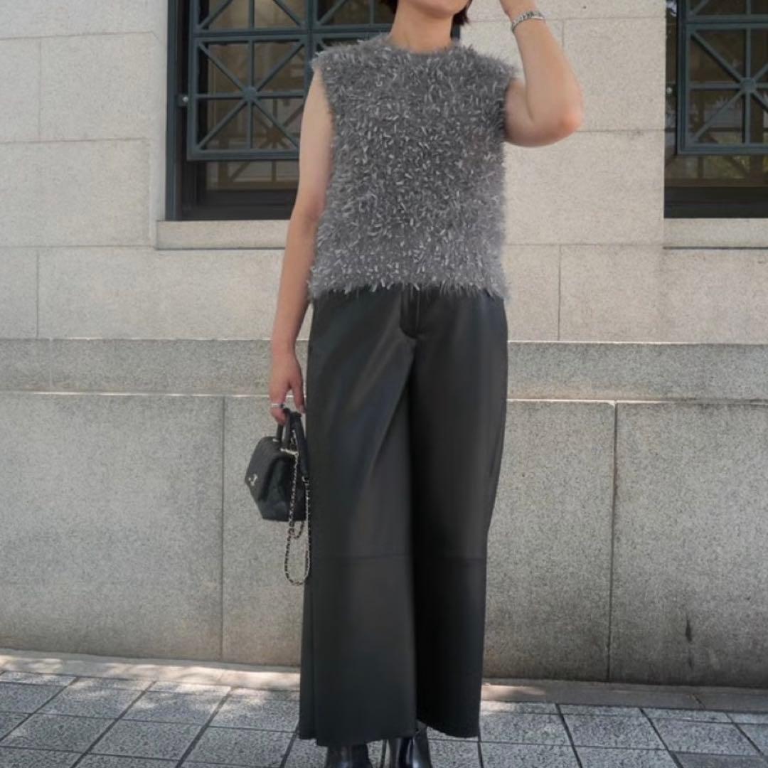 heve Tinker Knit gray ティンカーニット グレー ベスト