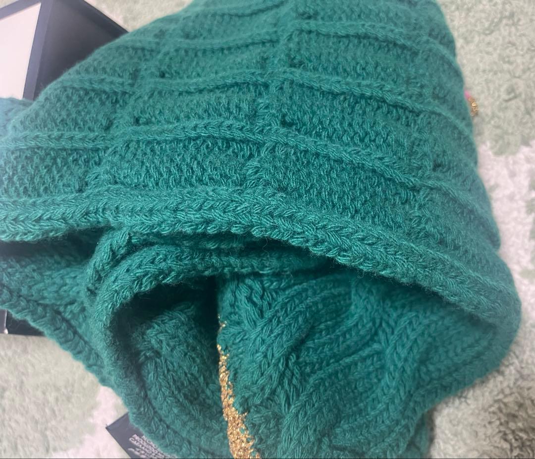 未使用GUCCIグッチウールカシミヤスカーフ