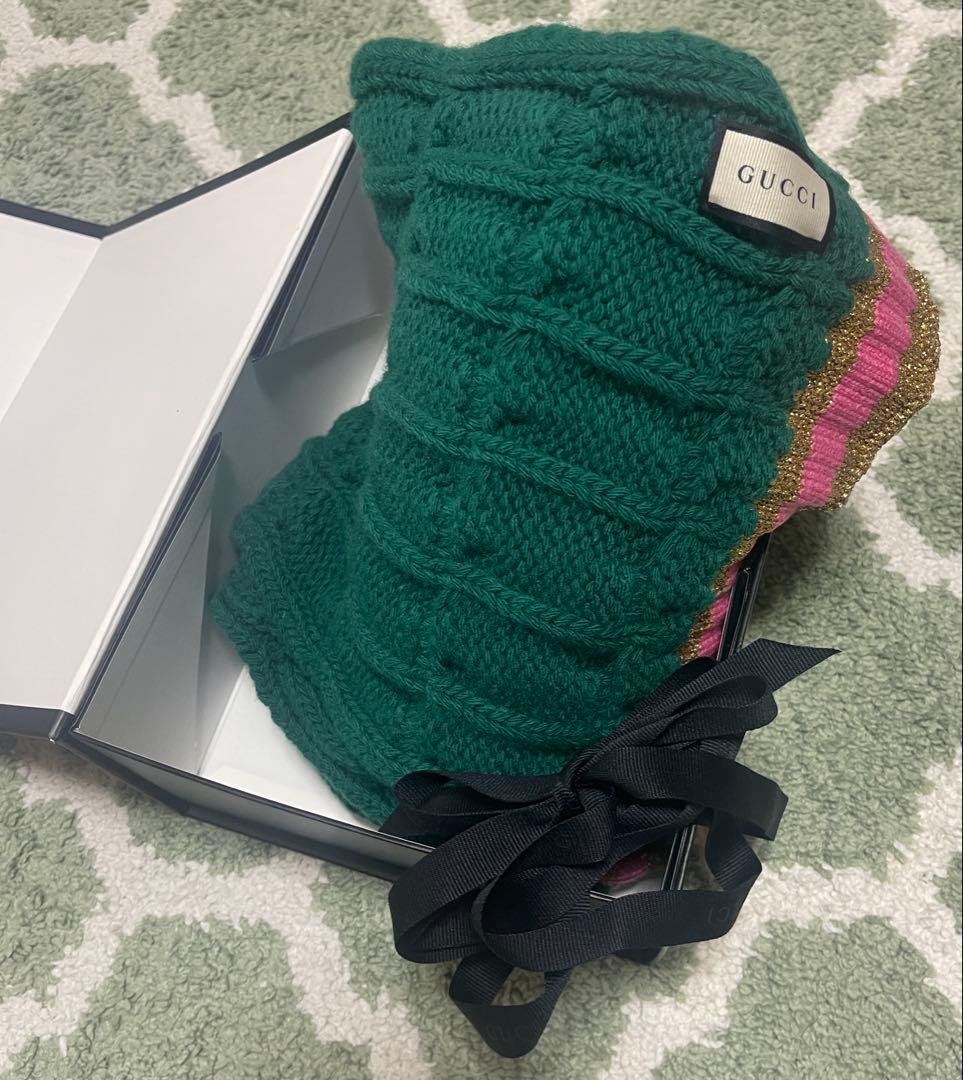 未使用GUCCIグッチウールカシミヤスカーフ