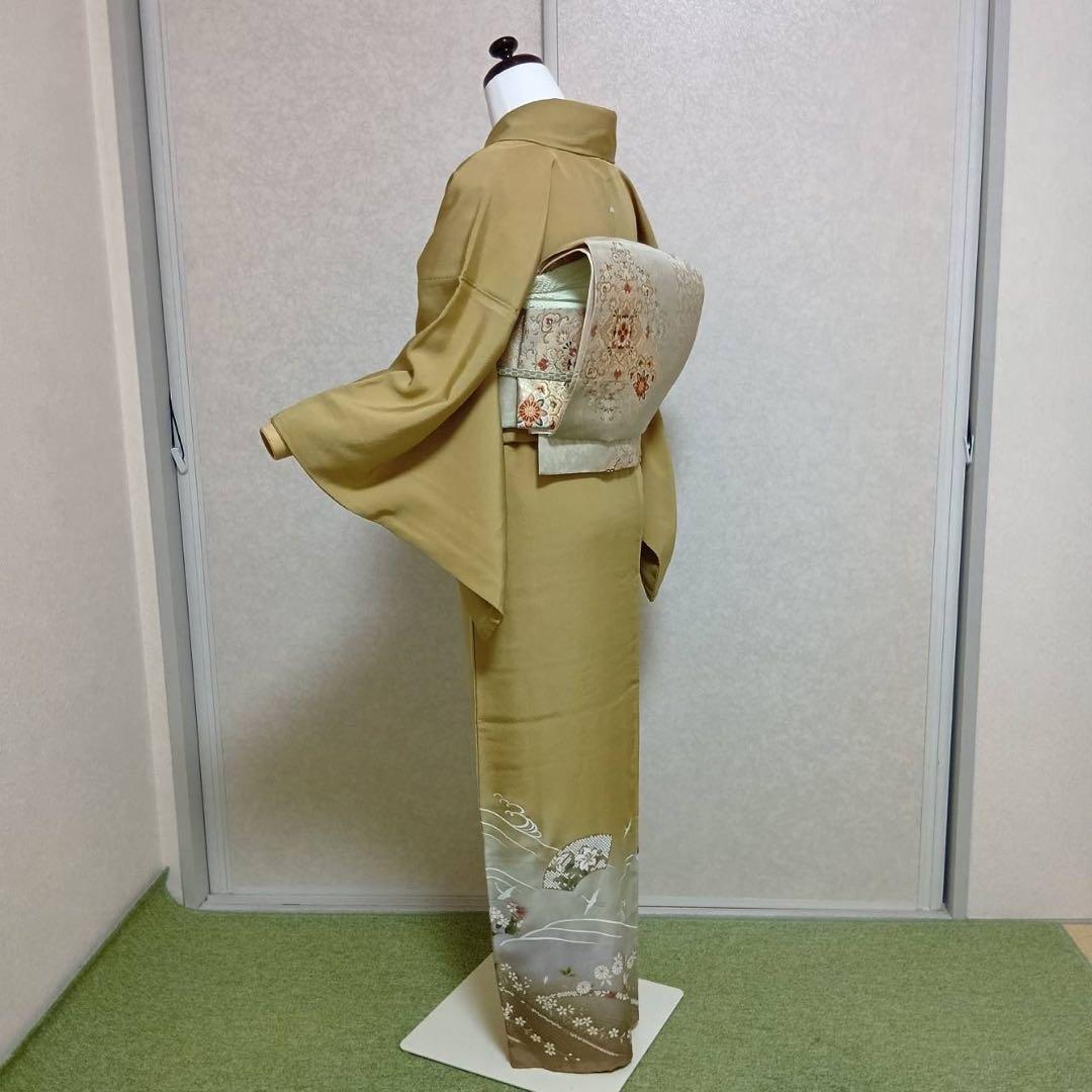 正絹　友禅　訪問着　フルセット　卒業式　入学式　七五三 タ6