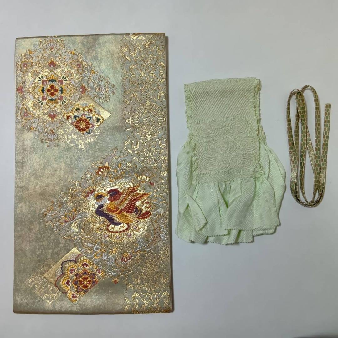 正絹　友禅　訪問着　フルセット　卒業式　入学式　七五三 タ6