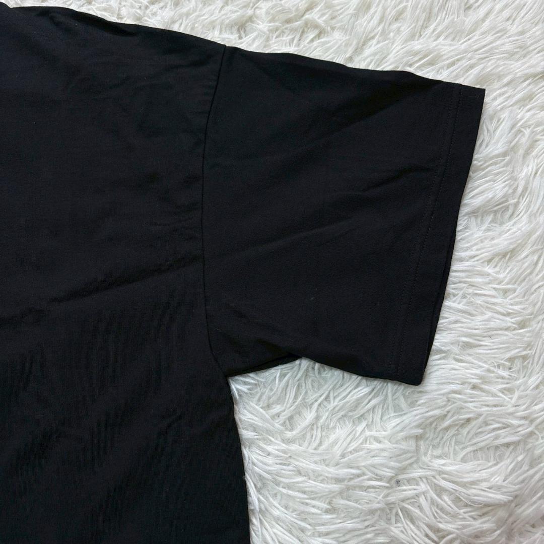 HYKE ブラック クロップド 半袖 Tシャツ　y2k S 短丈