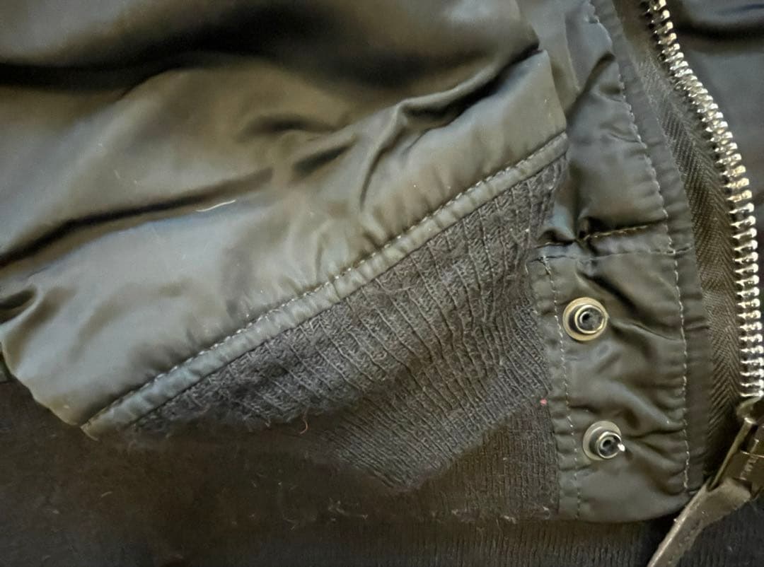 k*8様 【USA製】ALPHA n-2b フライトジャケット80s ブラック