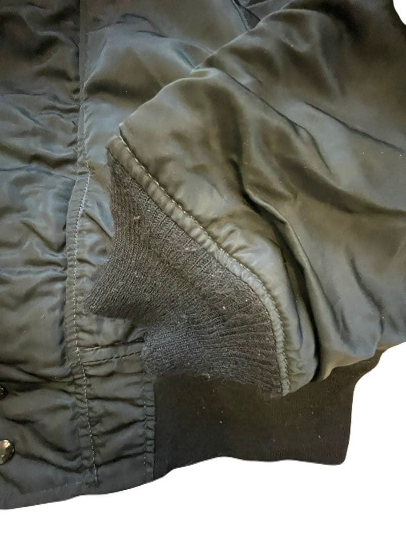 k*8様 【USA製】ALPHA n-2b フライトジャケット80s ブラック