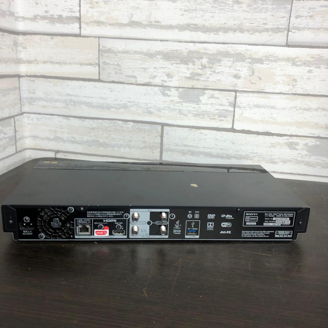SONY Blu-ray レコーダー ブルーレイ BDZ-FBW1000
