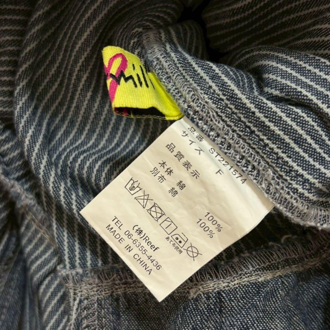 美品　ミリロピュール　ジャンパースカート デニム　レイヤード　切り替え