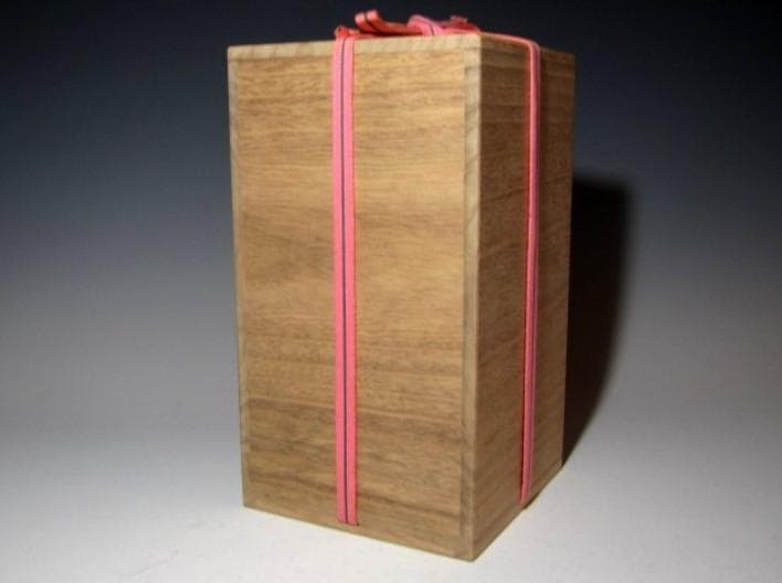 ○永楽善五郎 十六代 即全 交趾下蕪花入 共箱！o378